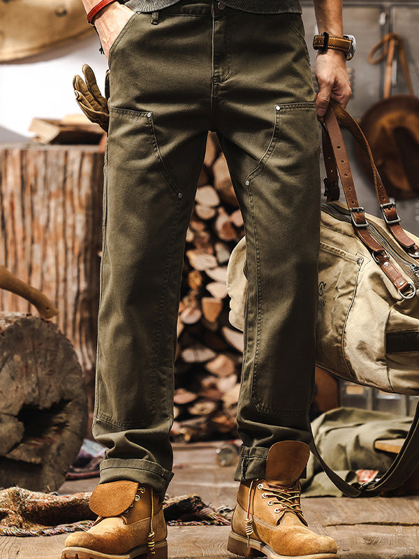 RUGGED WORKWEAR STRAIGHT-LEG UTILITY PANTS