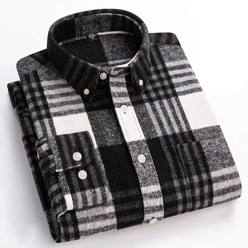 GRAYSON COTTON FLANNEL SHIRT