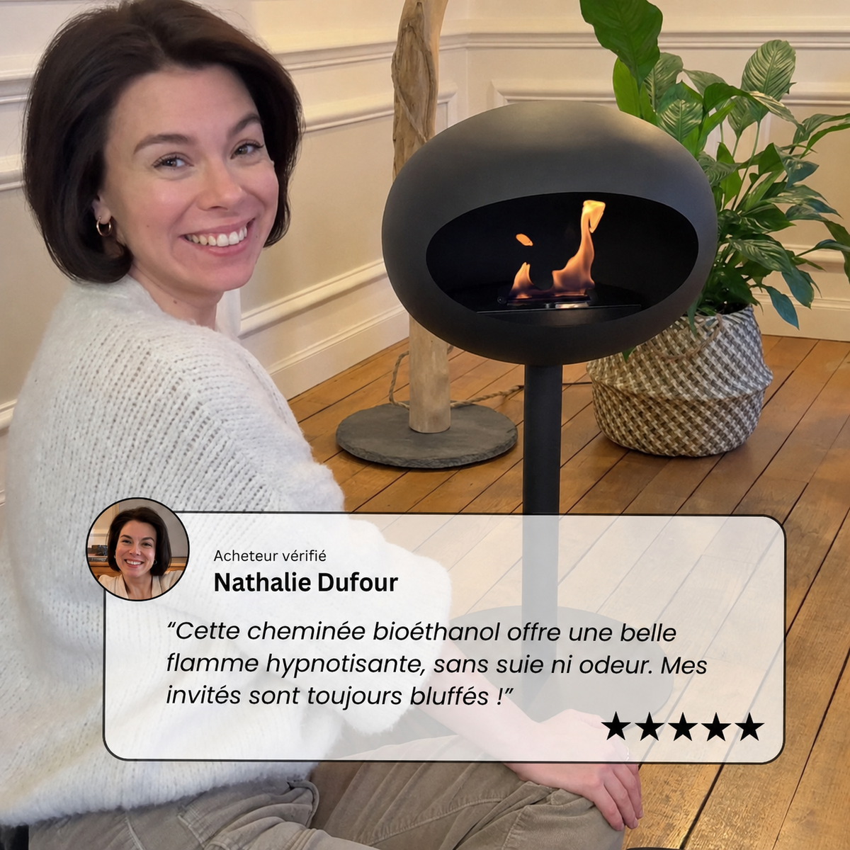 Cheminée Bioéthanol Ambre™