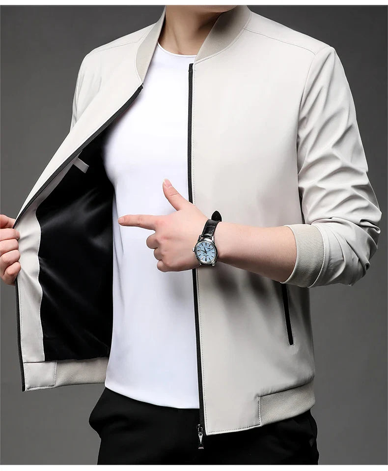 HUDSON STAND-COLLAR BLAZER